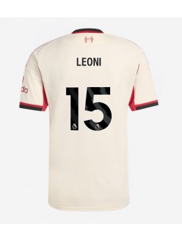 Liverpool Giovanni Leoni #15 Replika Borta Kläder 2025-26 Kortärmad
